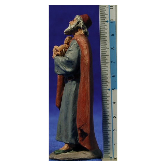 Presenting at temple 11 cm resin Muns style