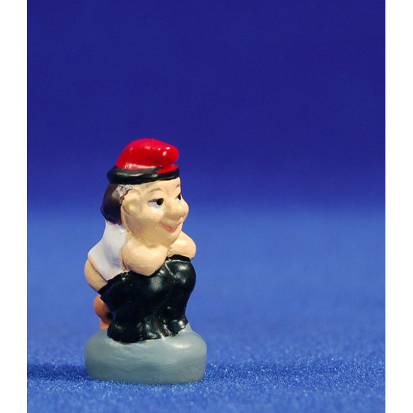 Caganer catalano 4,5 cm resina