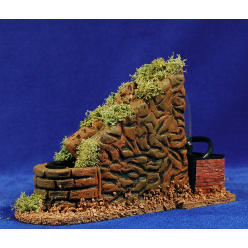 River medium 11x6x17 cm resin