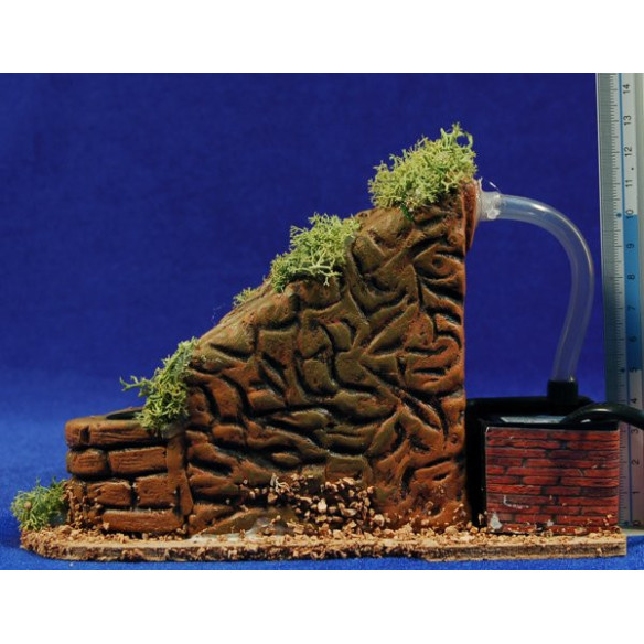 River medium 11x6x17 cm resin