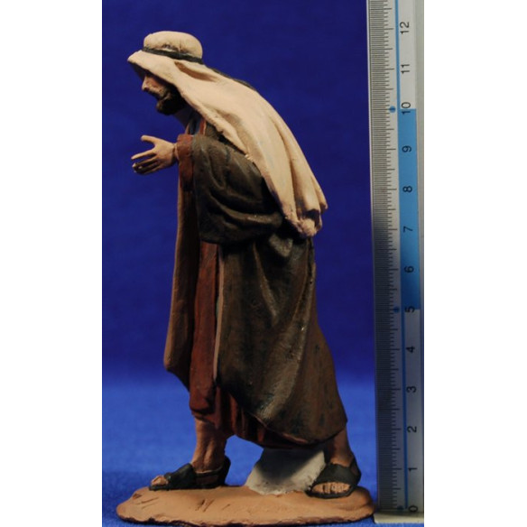 Nativity lying without animals 12 cm ceramic paste Hermanos Cerrada