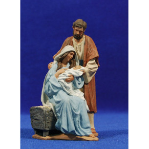 Natività in piedi senza animali 12 cm pasta ceramica Hermanos Cerrada