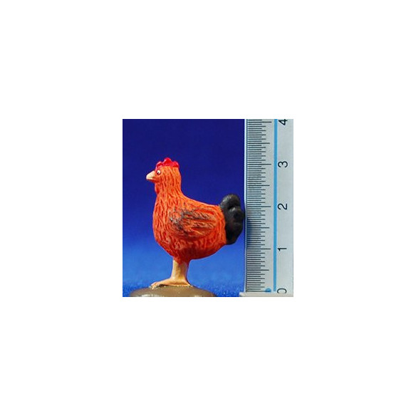La gallina 8 cm resina Pilarín