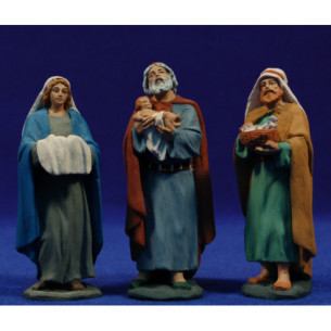 Presenting at temple 11 cm resin Muns style