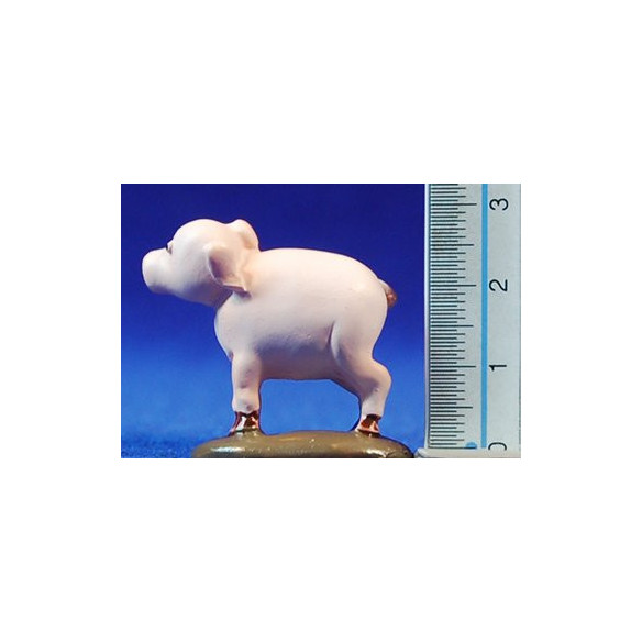 Maiale 8 cm resina Pilarín
