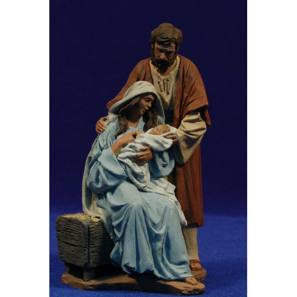 Natività in piedi senza animali 16 cm pasta ceramica Hermanos Cerrada