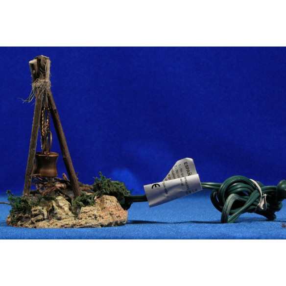 Falò 9x9x9 cm 220V resina Belenes Puig