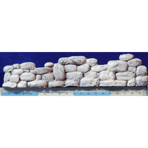 White stone wall 20x4,5 cm resin