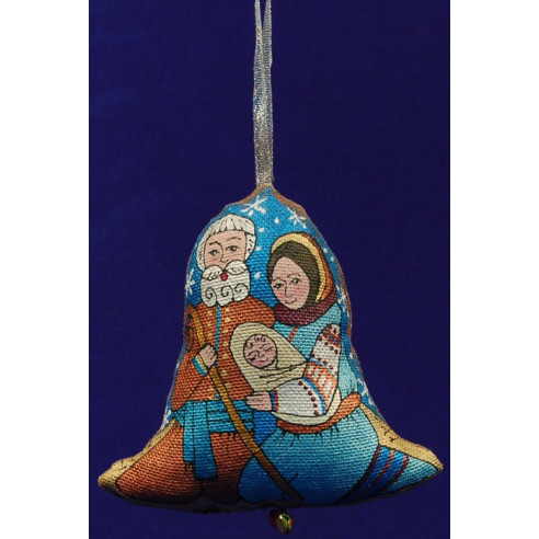 Nacimiento forma campana 12 cm ropa pintada