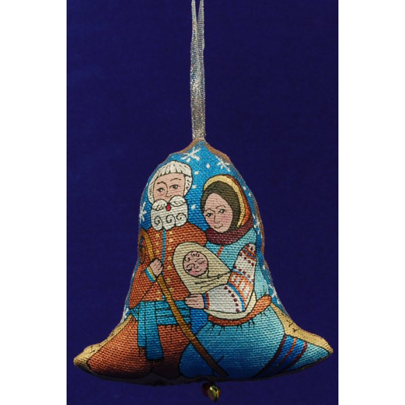 Nacimiento forma campana 12 cm ropa pintada