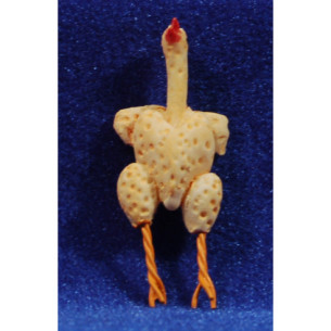 Pollastre 10 cm resina Belenes Puig