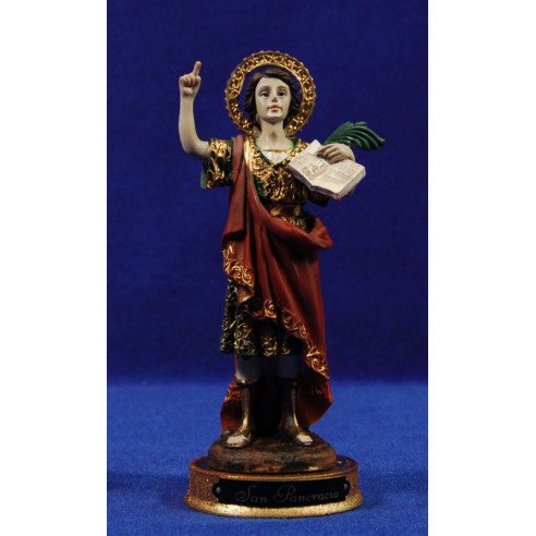 San Pancracio 12 cm resina