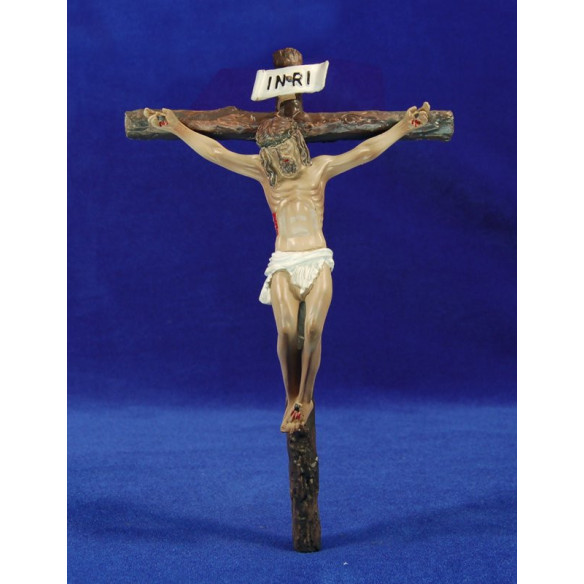 Jesús a la creu - Crist de la bona mort 13 cm resina