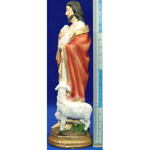 Jesús el bon pastor 18 cm resina