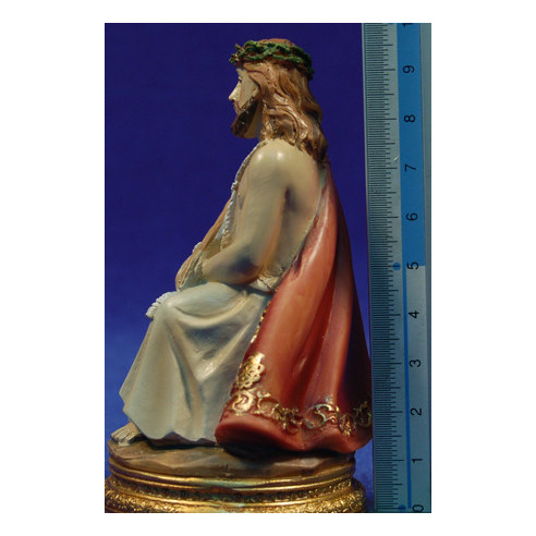 Ecce uomo sentado 11 cm resina