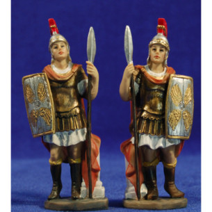 Parella soldats romans 11 cm resina