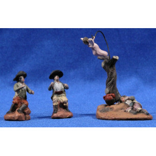 Anunciata 5 cm barro pintado Figuralia
