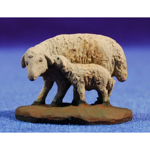 Lamb group 9 cm resin Montserrat Ribes
