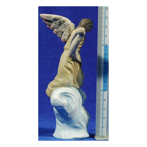 Annunciazione 12 cm terracotta dipinte Figuralia