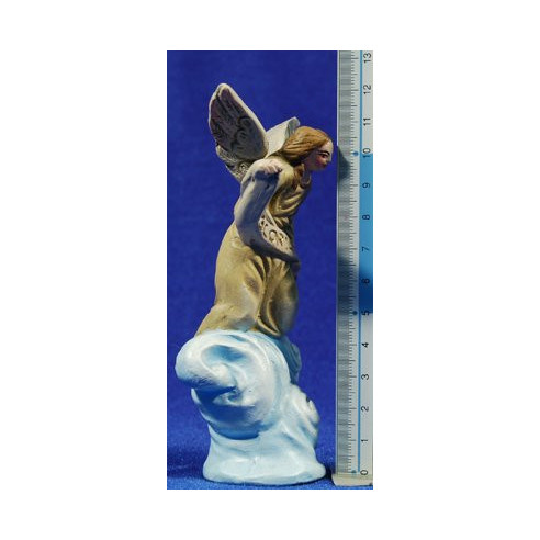 Anunciata 9 cm barro pintado Figuralia
