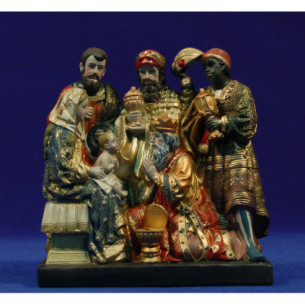 Grtoup nativity and kings 14 cm resin