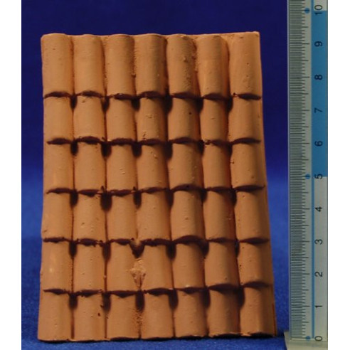 Teulada  de teules 1,5 cm resina