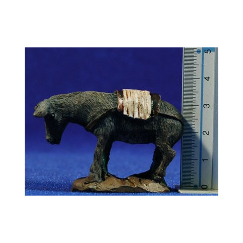 Asno cargado 5 cm resina