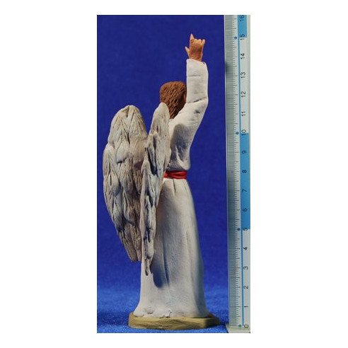 Annunciazione catalano 15 cm terracotta dipinte Delgado