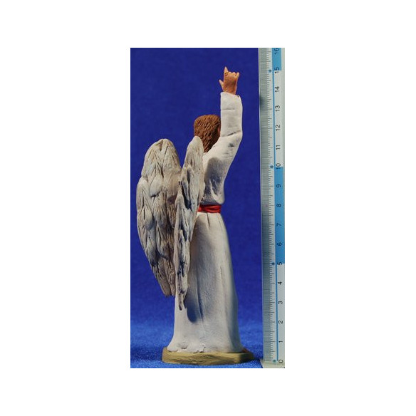Annunciation catalan 15 cm clay painted Delgado