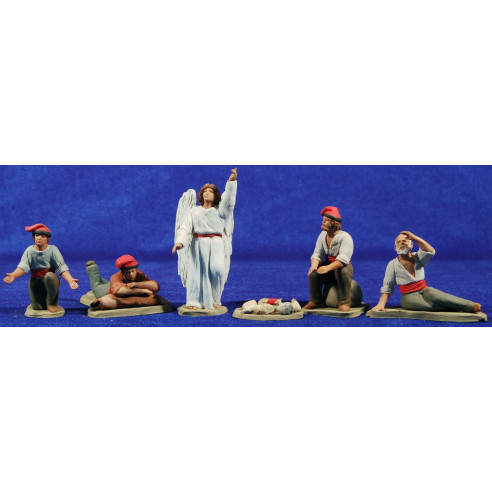 Anunciata catalana 8 cm barro pintado Delgado