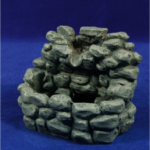 Fuente 13x13x12 cm resina