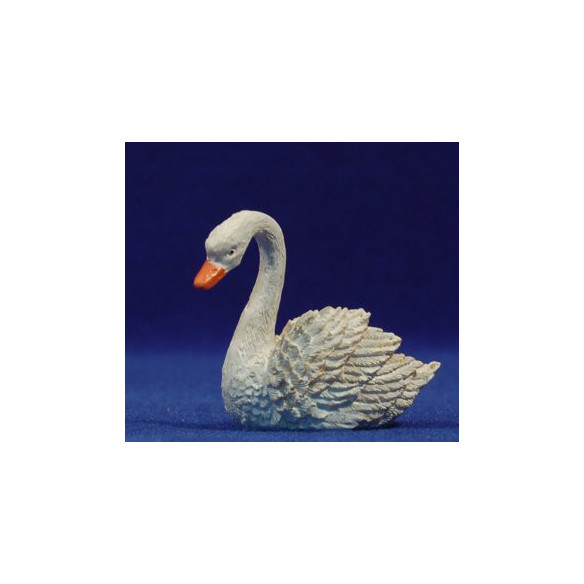 Cigne nedant 10 cm resina