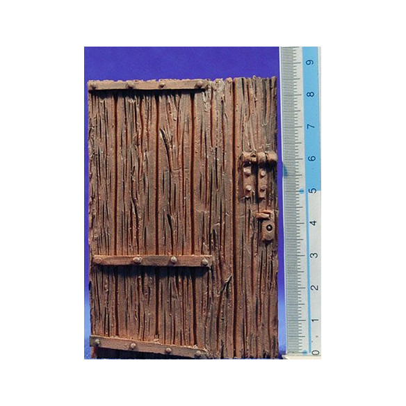 Square door alone 9 cm resin