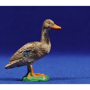 Duck brown 10 cm resin