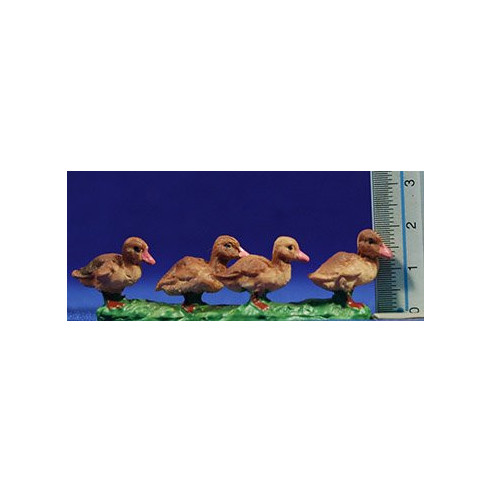 Pollets ànec 10 cm resina