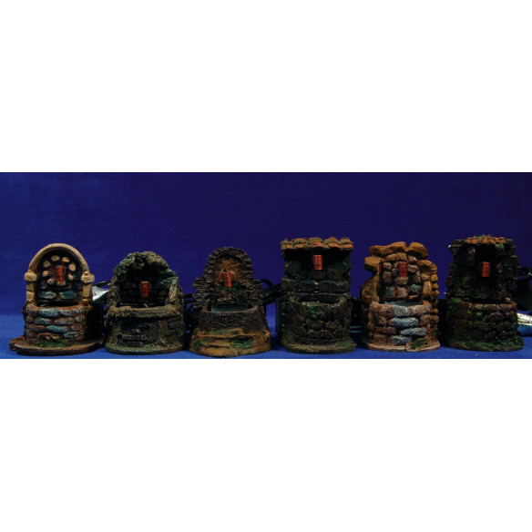 Fuente surtidas 8x10x10 cm resina
