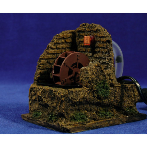 Moulin whith water 12 cm resin