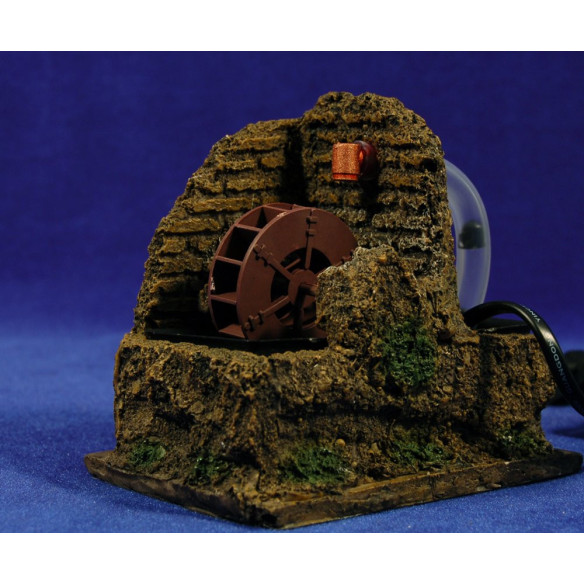 Moulin whith water 12 cm resin