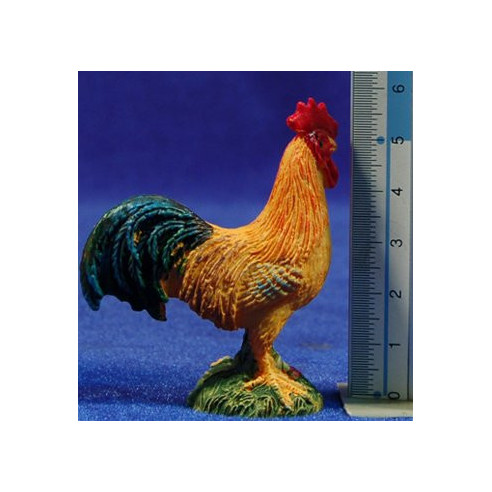 Group of four chicken 12 cm resin