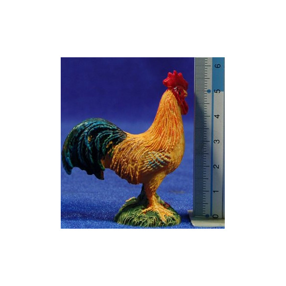 Group of four chicken 12 cm resin