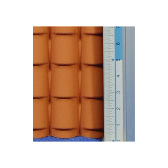 Tetto da tegole 2 cm plastica