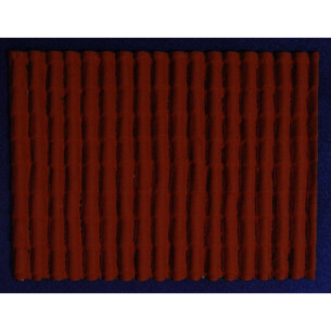 Roof 16x12 of tile 1 cm plastic