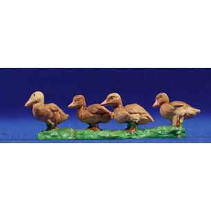 Pollitos patos 10 cm resina
