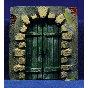 Puerta redonda 11 cm resina