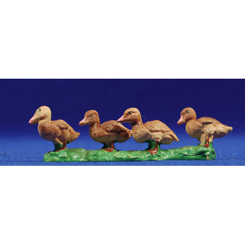 Pollitos patos 10 cm resina