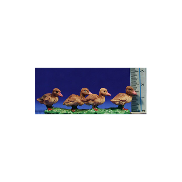 Pollitos patos 10 cm resina