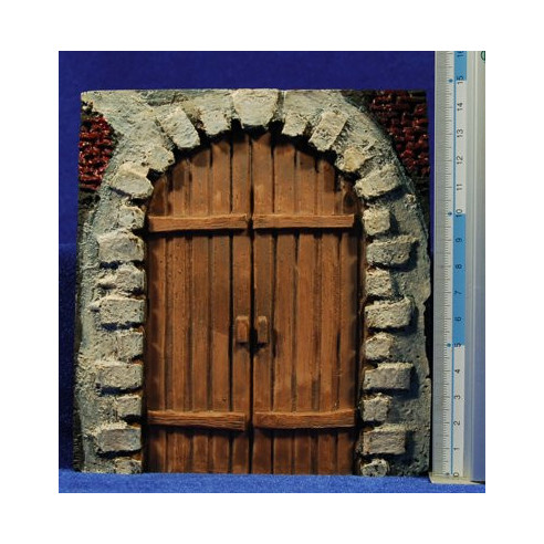 Portone tondo 15 cm resina