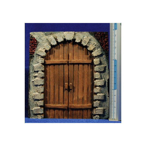 Portone tondo 15 cm resina