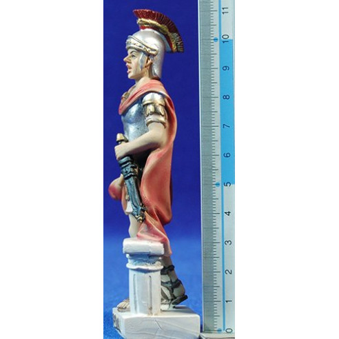 Grupo 4 soldados centuriones romanos 10 cm resina