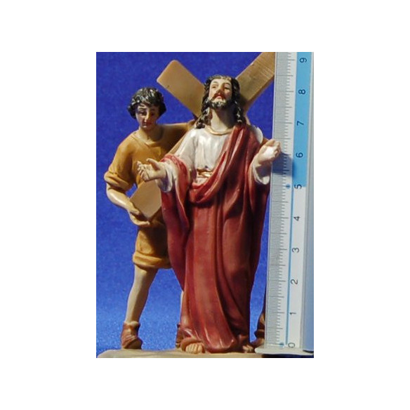 Via Crucis 9 cm in resina